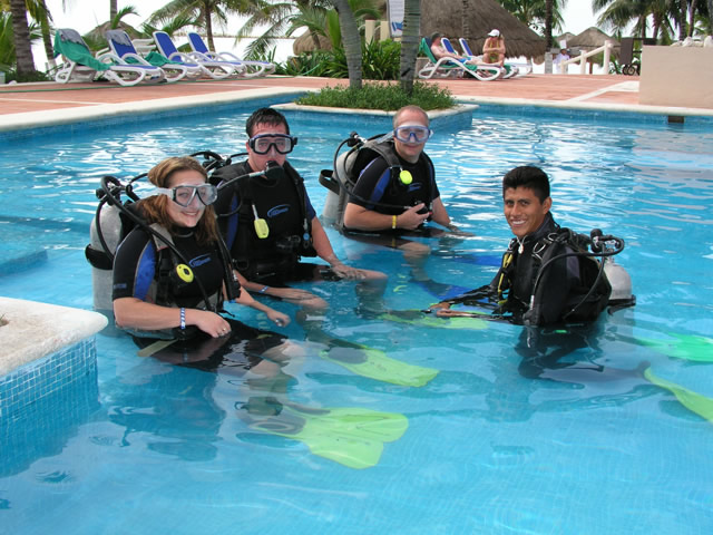 lecciÓn de buceo y buceo en un arrecife 1