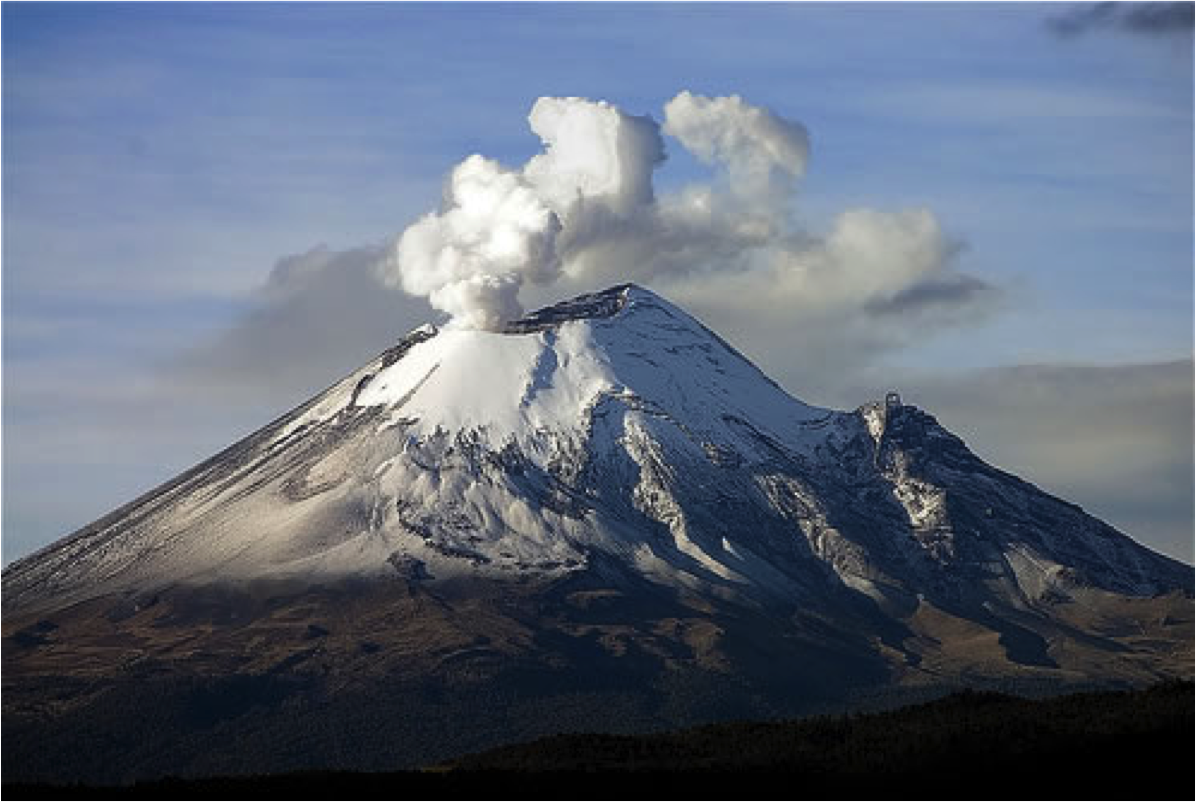 Наивысший вулкан северной америки. Вулкан Попокатепетль. Попокатепетль Мексика. Вулкан Попокатепетль извержение. Вулкан Эль попо.